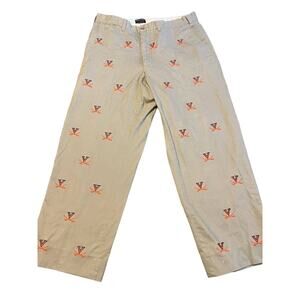 Virginia UVA Stadium Pant in Khaki by Pennington & Bailes (34 waist, 27 inseam)